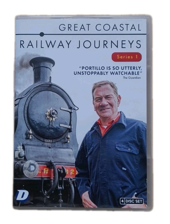 Great Coastal Railway Journeys Series 1 DVD Michael Portillo Documentary 4 Discs