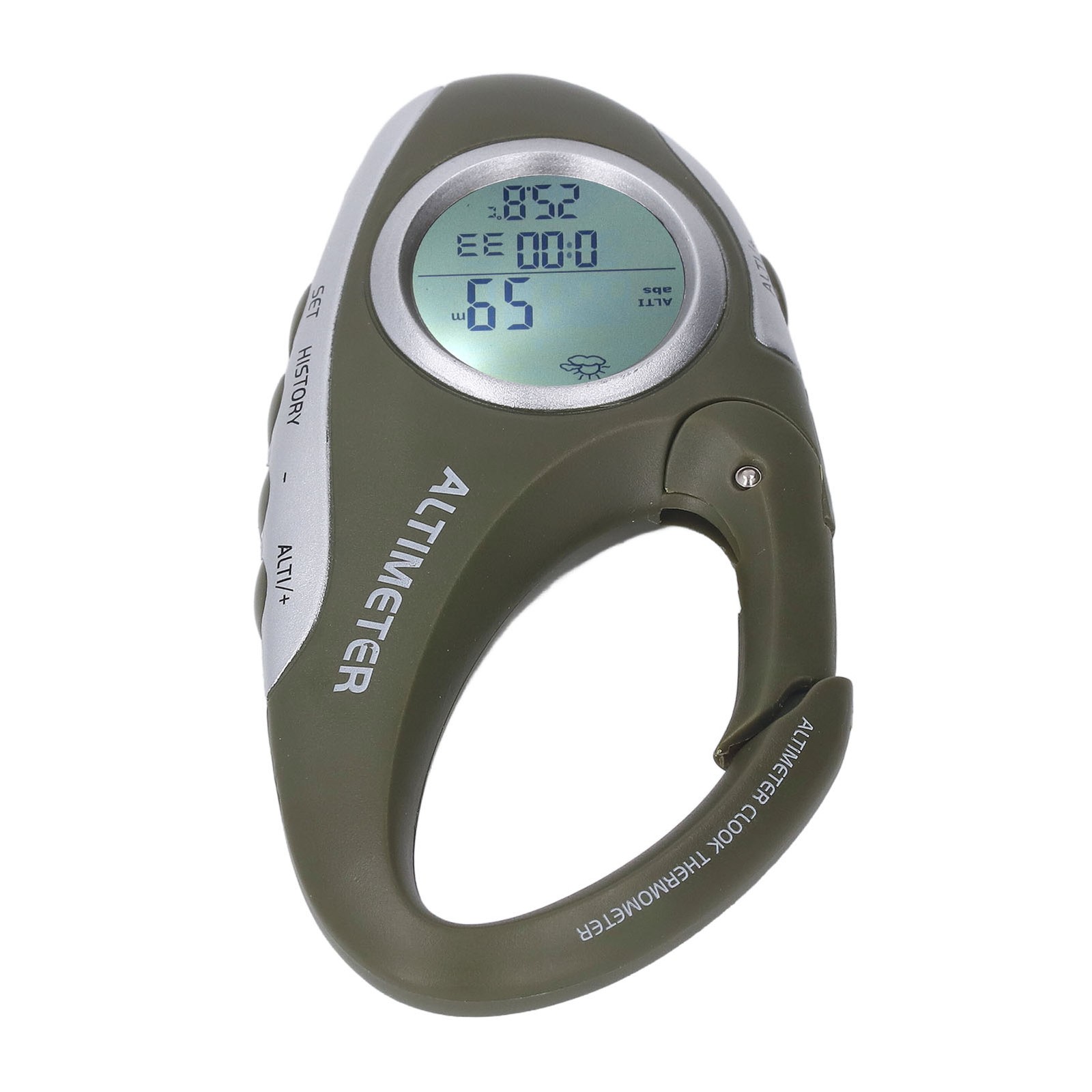 Digital Altimeter Barometer ABS Housing Backlight Altitude Barometer For Sports✈