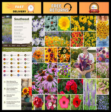 Southeast Wildflower Seed Mix - 1 lb, 480K+ Seeds, Attracts Pollinators, Zones 3 81.99 per gallon