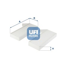 UFI Innenraumfilter 53.277.00 Partikelfilter für 308 SW PEUGEOT OPEL ASTRA OV5 2