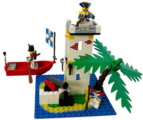 LEGO 6265 SABRE ISLAND 1989 PIRATE THEME OUTPOST FORT 2 MISSING 2 REPLACED *READ