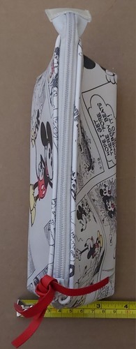 Disney Mickey Mouse Kosmetiktasche veganes Leder Reißverschlussbeutel - Bild 7 von 16