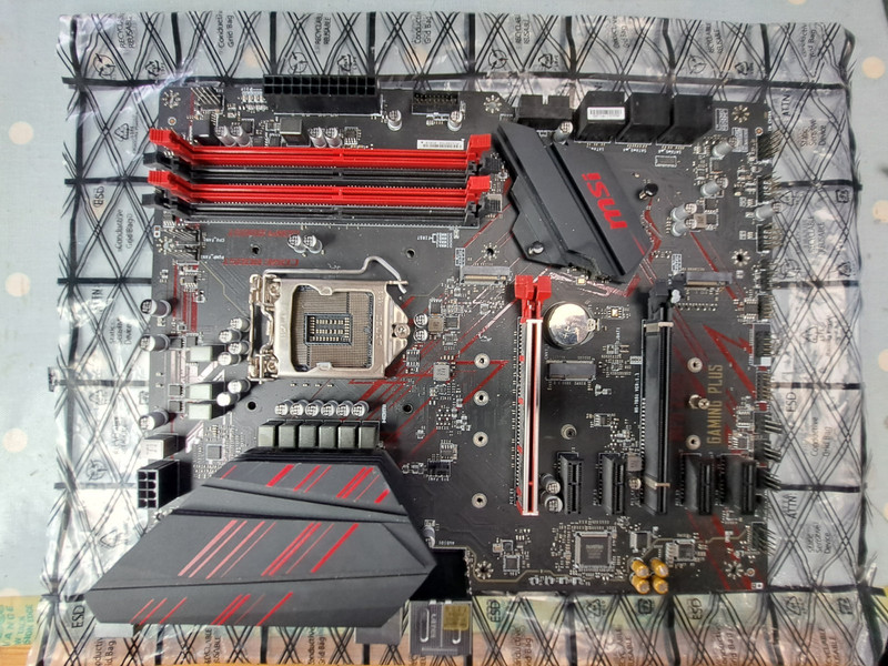MSI MPG Z390 Gaming Plus ATX LGA 1151, Intel Motherboard. ***BENT PINS***
