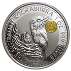 1997 PM 1oz Silver Kookaburra 'Old Type' Japanese Gold Yen Privy Mark
