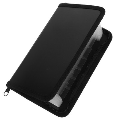 Coupon Organizer Binder with Zipper Document Folder Birth Certificate