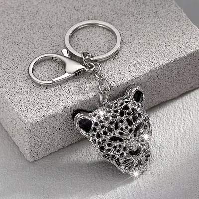 KRAFT + MUT - LEOPARD:  SCHLÜSSELANHÄNGER ZINK Sehr schön.225.1