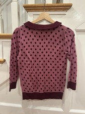 Polka Dot Boden Eldon Sweater BODEN Eldon Cotton Crew Cardigan