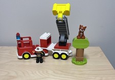 Lego Duplo Fire Truck Set with fireman - toddler/preschool toy