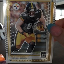 Panini 2024 Donruss Optic Pat Freiermuth #155 Pittsburgh Steelers Football Card