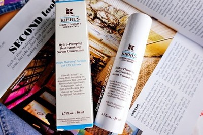 Kiehl's Hydro-Plumping Re-Texturizing Serum Concentrate 1.7 Oz 50ml New In Box