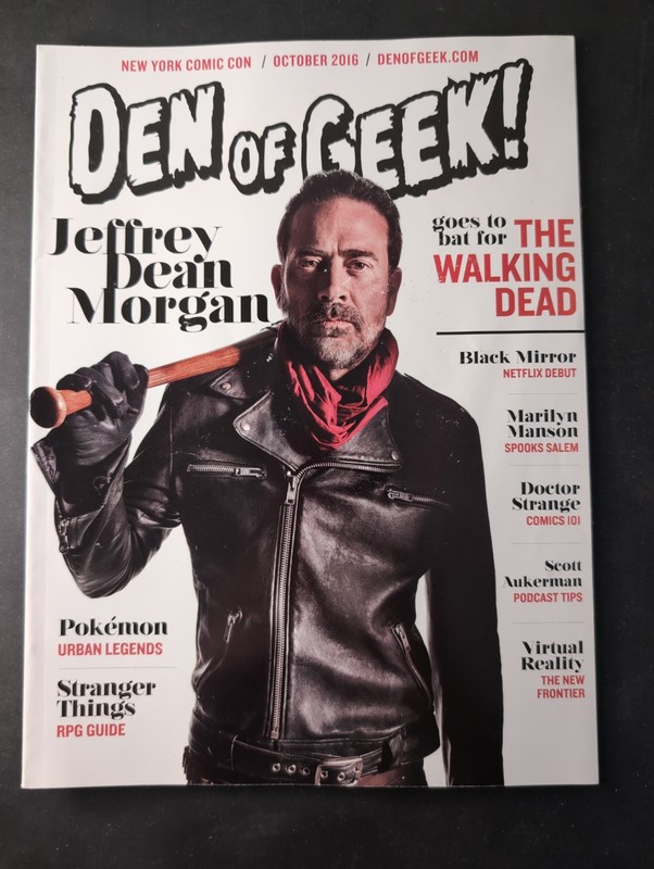  Den Of Geek Magazine (October 2016) Jeffrey Dean Morgan Negan