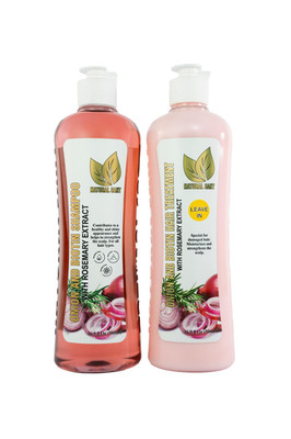 NATURAL SANT - Onion Biotin and Rosemary Shampoo & Treatment Set for Stronger, T