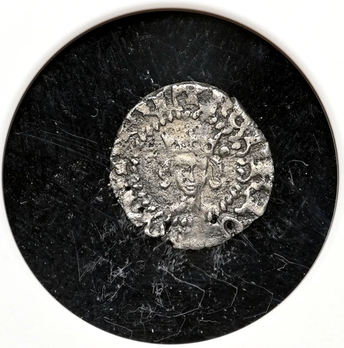 ENGLAND. Henry V, 1413-1422, Hammered Silver Halfpenny, S-1792, NGC AU Details