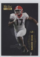 2022 Wild Card MATTE Black Nakobe Dean #MB-88 Rookie RC. rookie card picture