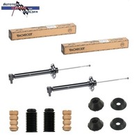 2X Monroe Gasdruck StossdÄMpfer + Schutzkappen + Domlager Hinten FÜR Audi A4