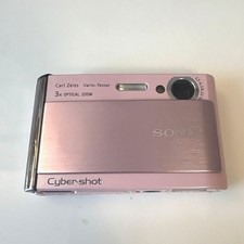 SONY Cyber-shot DSC-T70 Pink Tested Working With Battery From Japan