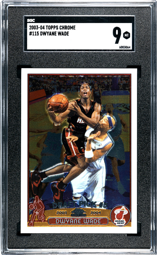2003 Topps Chrome Dwyane Wade #115 SGC 9
