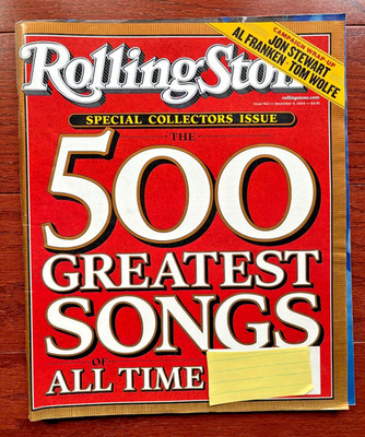 Rolling Stone Magazine 500 Greatest Songs of All Time 12/9/2004 Issue 963