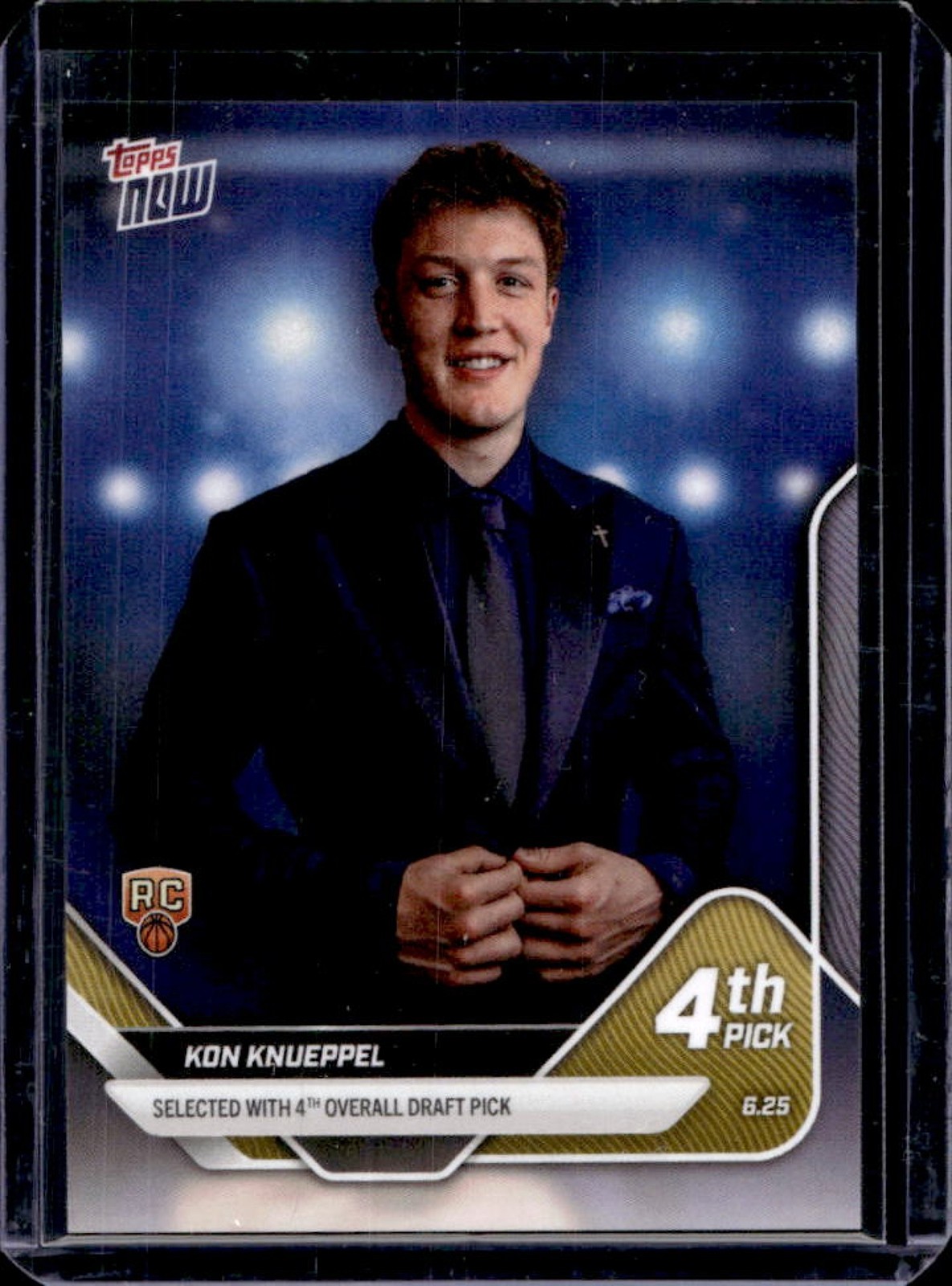 2025-26 Topps Now Kon Knueppel RC #D4 Hornets Rookie