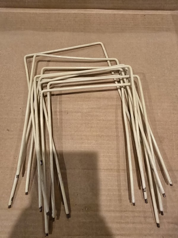9 Replacement coated croquet wickets 8 1/2" by 5"  long