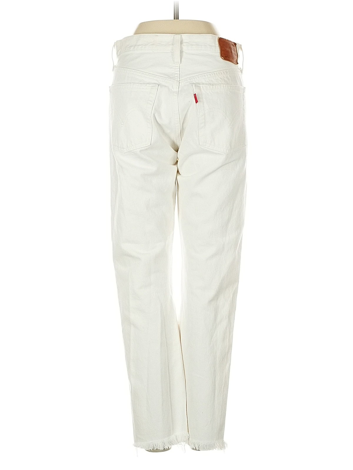 Levi's Women Ivory Jeans 26W thumbnail 2