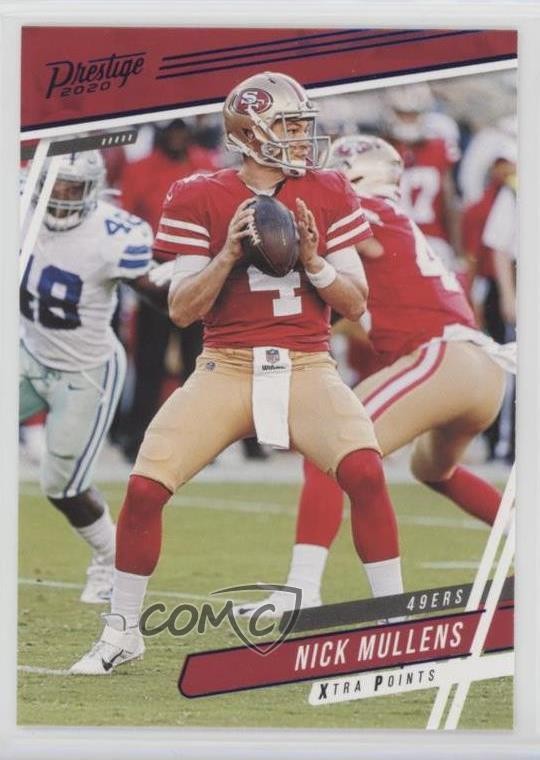 2020 Panini Prestige Xtra Points Blue Nick Mullens #3 uk2