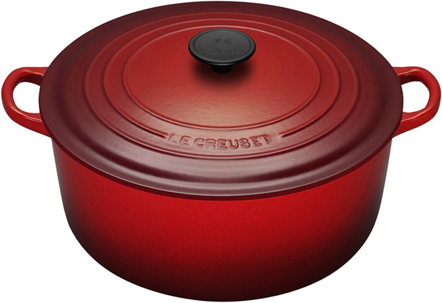 Le Creuset 9-Quart Red Enameled Cast Iron Round French Oven