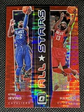 2021-22 Panini Donruss Optic KYRIE IRVING/JAMES HARDEN #17 RED PULSAR ALL STARS