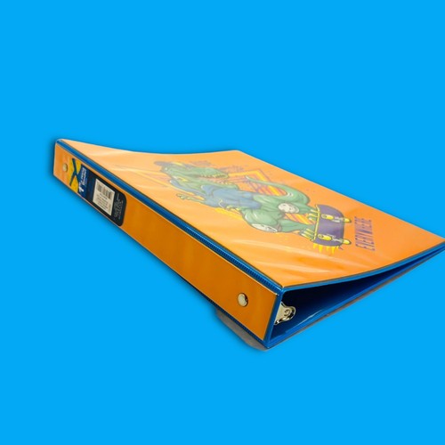 T-Rex Skateboarding Ride Everywhere & Shark Pizza Power Ring Binders. NEW! - Picture 9 of 10