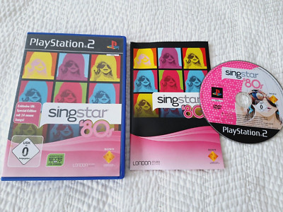 Singstar 80's UK Special Edition - PS2 Playstation 2 Spiel - guter Zustand