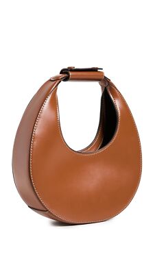 STAUD Women's Mini Moon Bag Tan