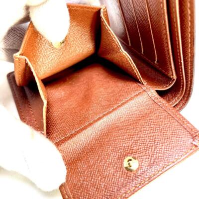 LOUIS VUITTON Takashi Murakami Panda Bifold Wallet Monogram Brown