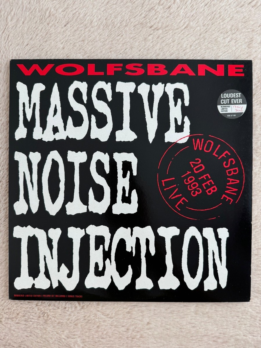 WOLFSBANE Massive Noise Injection Vinyl 2LP 1993 NUMBERED Hype 