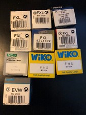 Lot Of 10 Projector Lamp Bulbs FXL FHS EVW - New Old Stock