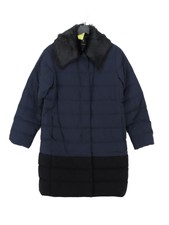 Club Monaco Women's Coat S Blue 100% Other Quilted