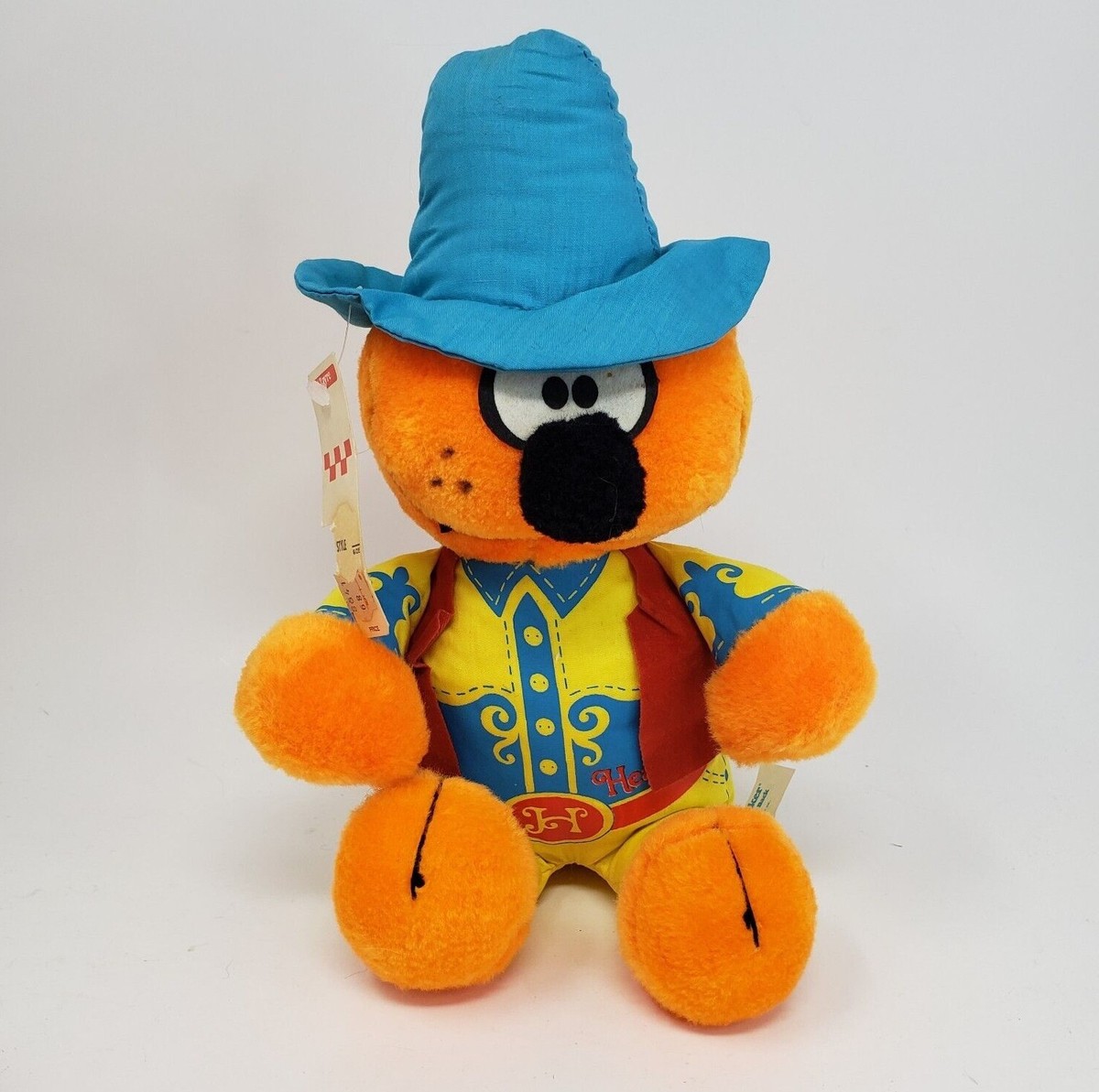 VINTAGE 1981 KNICKERBOCKER SHERIFF HEATHCLIFF STUFFED ANIMAL PLUSH