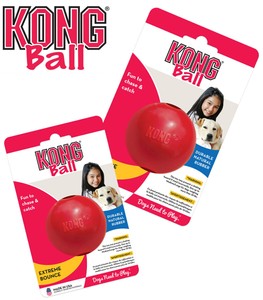 red kong ball
