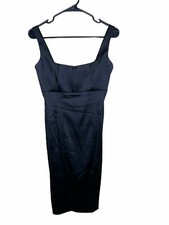 Calvin Klein Women's Sleeveless Straight Little Black Dress Size 4