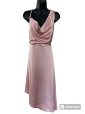 Lulus pink flowy midi dress size L