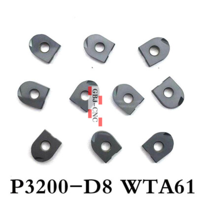 Tooling Insert R4 10pc PD3200-D8 R4 Ball end milling insert for T2139 Tool Carbide Ball ...