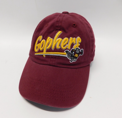 MN Gophers U of MN Hat Baseball Cap Gold Embroidery Maroon  display picture 1