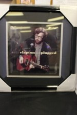 ERIC CLAPTON UNPLUGGED PHOTO FRAMED 23" X 23"