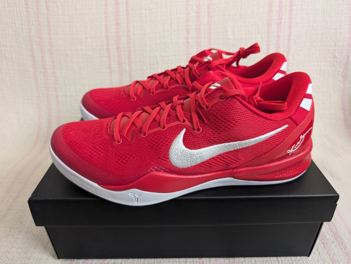 Nike Kobe 8 Protro University Red White Team Bank HF9550-600 Men's