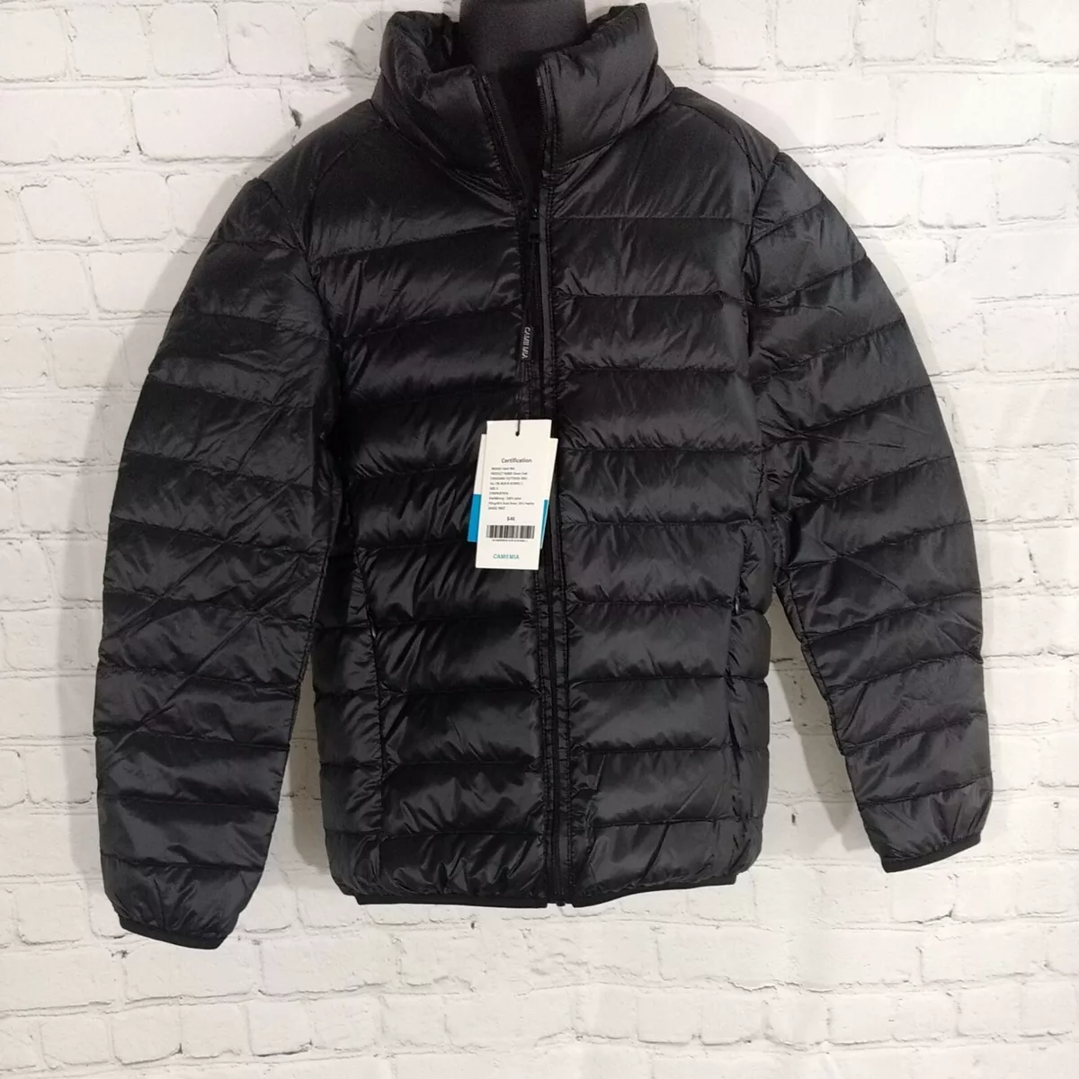 Camii Mia Big Boys Puffer Jacket Lightweight Zippered Pockets