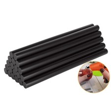 Black High Viscosity Hot Melt Glue Gun Sticks 0.43x10.6''for DIY Arts and Crafts