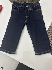 Baby Gap Boys Dark Wash Denim Straight Leg Size 12-18 Months