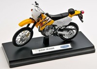 Blitz Versand Suzuki DR-Z400S Gelb Yelow Welly Motorrad Modell 1:18 Neu & Ovp