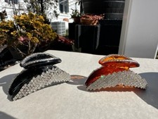 1 New Gorgeous Hair Clip with Shinny Crystals Hair Jewelry Accessories