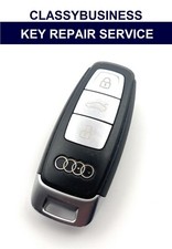Audi A6 C8 A7 Q8 3 Button Smart Keyless Remote Fob Repair Fit Case Battery