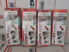 Lot of 4 Smart Essentials makeup brush Kits, with cases, NEW T3 144